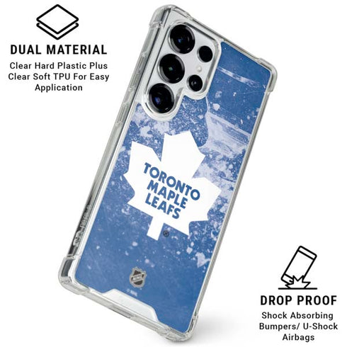 NHL Toronto Maple Leafs Frozen Galaxy S25 Ultra Clear Case
