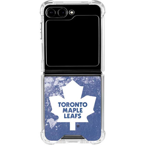 NHL Toronto Maple Leafs Frozen Galaxy Z Flip6 Clear Case