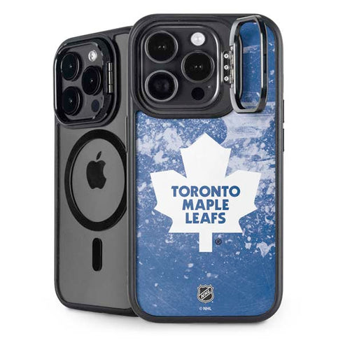 NHL Toronto Maple Leafs Frozen iPhone 13 Pro Max Kickstand Case