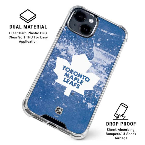 NHL Toronto Maple Leafs Frozen iPhone 15 Clear Case