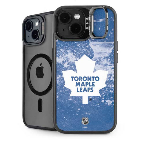 NHL Toronto Maple Leafs Frozen iPhone 15 Plus Kickstand Case
