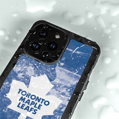 NHL Toronto Maple Leafs Frozen iPhone 15 Pro Waterproof Case