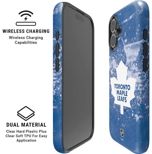 NHL Toronto Maple Leafs Frozen iPhone 16 Plus Magsafe Impact Case