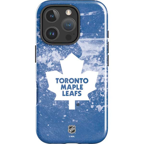NHL Toronto Maple Leafs Frozen iPhone 16 Pro Impact Case
