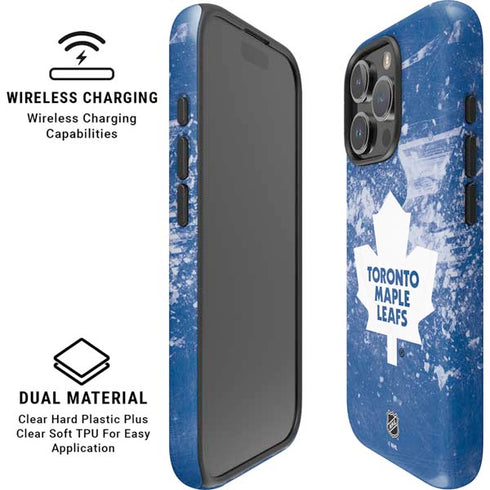 NHL Toronto Maple Leafs Frozen iPhone 16 Pro Magsafe Impact Case