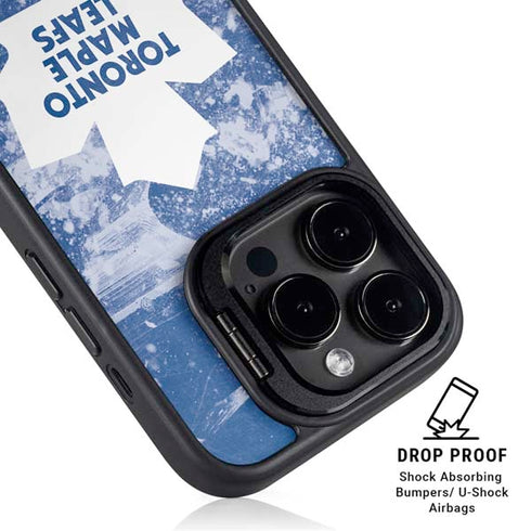 NHL Toronto Maple Leafs Frozen iPhone 16 Pro Max Kickstand Case
