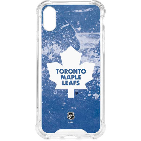 NHL Toronto Maple Leafs Frozen iPhone XS Clear Case