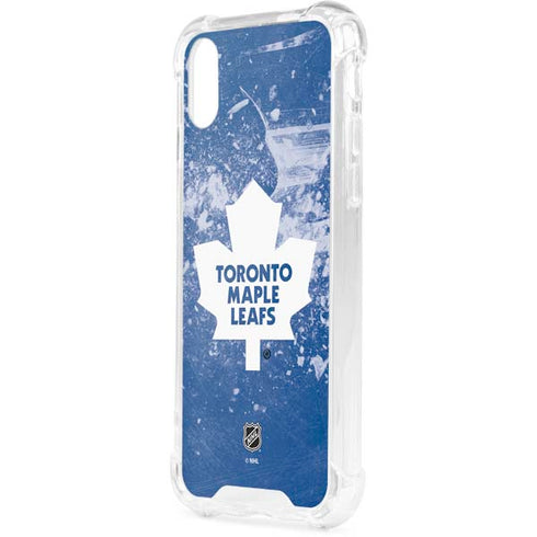 NHL Toronto Maple Leafs Frozen iPhone XS Clear Case