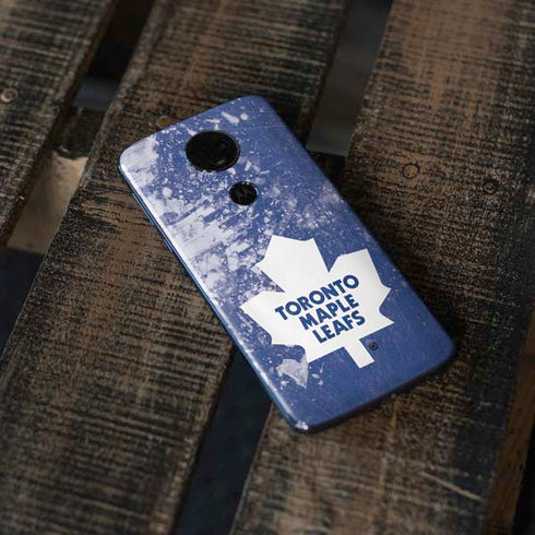 NHL Toronto Maple Leafs Frozen Moto E5 Plus Skin