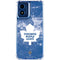 NHL Toronto Maple Leafs Frozen Moto G 5G (2024) Clear Case