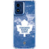 NHL Toronto Maple Leafs Frozen Moto G 5G (2024) Clear Case