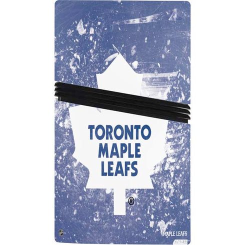 NHL Toronto Maple Leafs Frozen PS5 Pro Console Skin