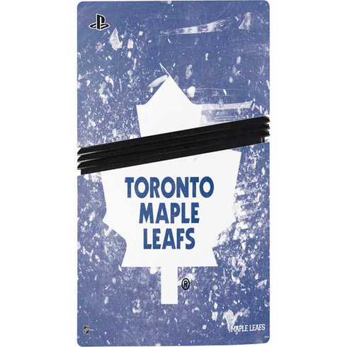 NHL Toronto Maple Leafs Frozen PS5 Pro Disk Bundle Skin