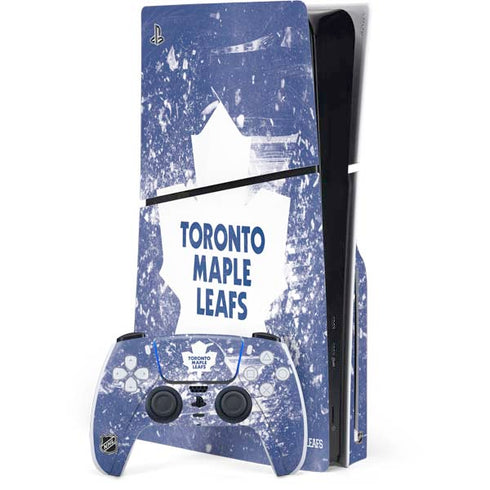 NHL Toronto Maple Leafs Frozen PlayStation PS5 Skins