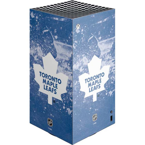 NHL Toronto Maple Leafs Frozen XBox Series X Digital Edition Console Skin