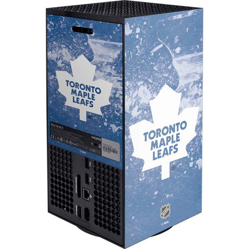 NHL Toronto Maple Leafs Frozen XBox Series X Digital Edition Console Skin