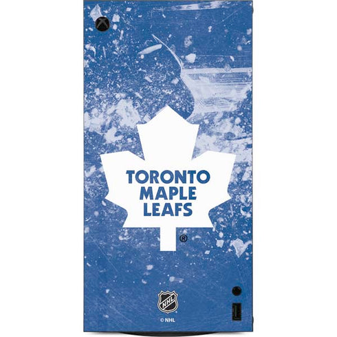 NHL Toronto Maple Leafs Frozen XBox Series X Digital Edition Console Skin