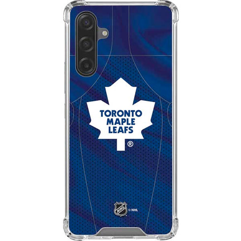 NHL Toronto Maple Leafs Home Jersey Galaxy A17 Clear Case