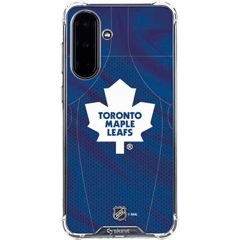 NHL Toronto Maple Leafs Home Jersey Galaxy A36 5G Clear Case