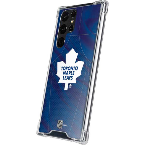 NHL Toronto Maple Leafs Home Jersey Galaxy S22 Ultra Clear Case