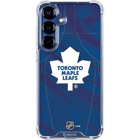 NHL Toronto Maple Leafs Home Jersey Galaxy S25 Plus Clear Case