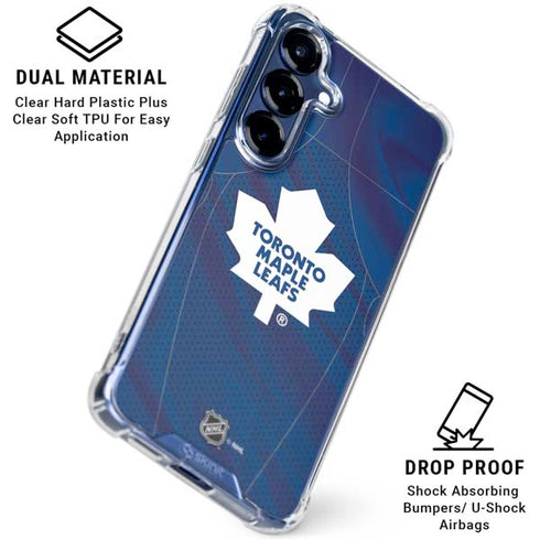 NHL Toronto Maple Leafs Home Jersey Galaxy S25 Plus Clear Case