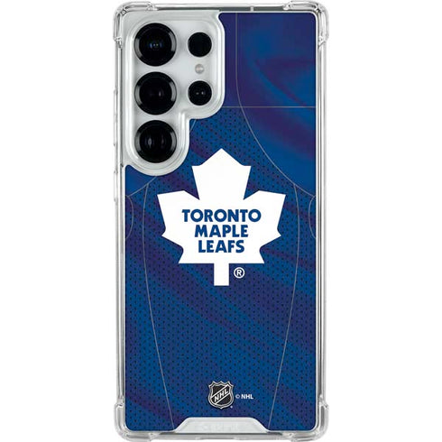 NHL Toronto Maple Leafs Home Jersey Galaxy S25 Ultra Clear Case