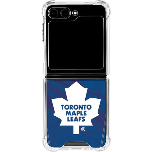 NHL Toronto Maple Leafs Home Jersey Galaxy Z Flip6 Clear Case