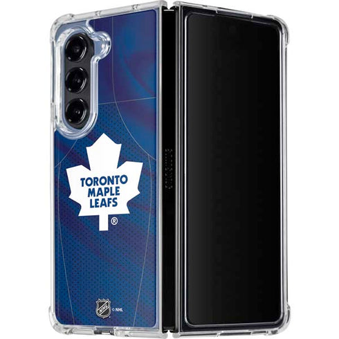 NHL Toronto Maple Leafs Home Jersey Galaxy Z Fold5 5G Clear Case