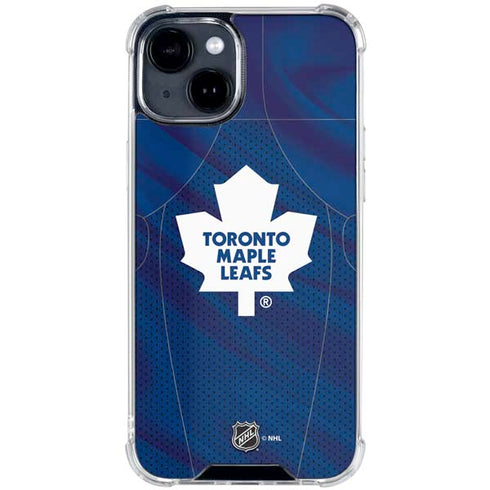 NHL Toronto Maple Leafs Home Jersey iPhone 15 Clear Case