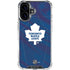 NHL Toronto Maple Leafs Home Jersey iPhone 16 Plus Clear Case