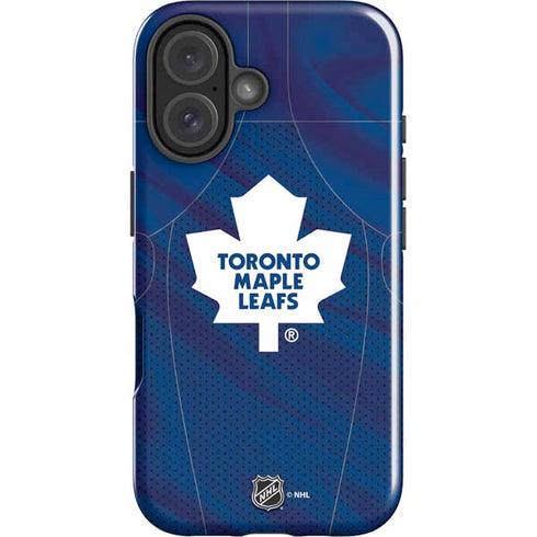 NHL Toronto Maple Leafs Home Jersey iPhone 16 Plus Impact Case