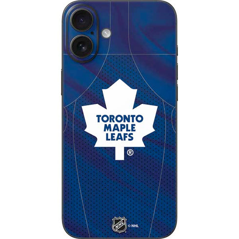 NHL Toronto Maple Leafs Home Jersey iPhone 16 Plus Skin