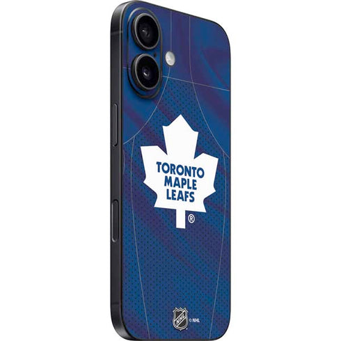 NHL Toronto Maple Leafs Home Jersey iPhone 16 Plus Skin