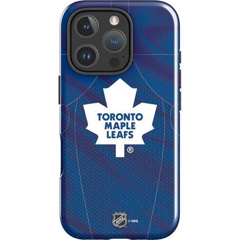 NHL Toronto Maple Leafs Home Jersey iPhone 16 Pro Impact Case
