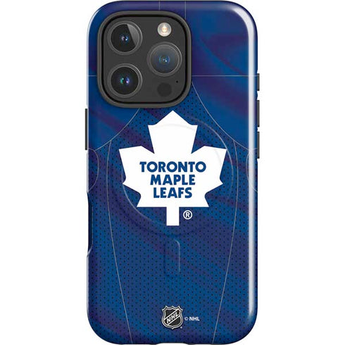 NHL Toronto Maple Leafs Home Jersey iPhone 16 Pro Magsafe Impact Case