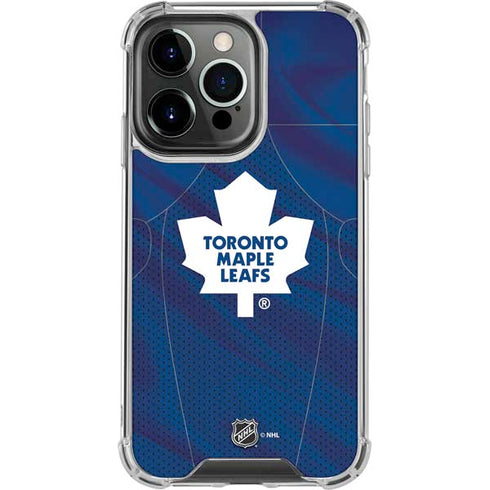 NHL Toronto Maple Leafs Home Jersey iPhone 16 Pro Max Clear Case