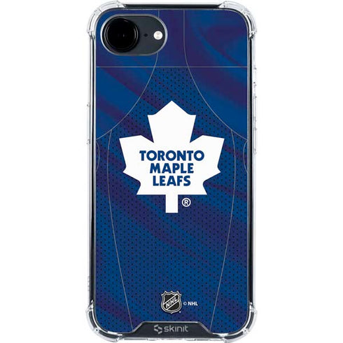NHL Toronto Maple Leafs Home Jersey iPhone 16e Clear Case