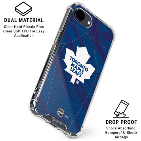NHL Toronto Maple Leafs Home Jersey iPhone 16e Clear Case