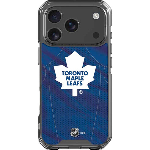 NHL Toronto Maple Leafs Home Jersey iPhone 18 Pro Clear Case