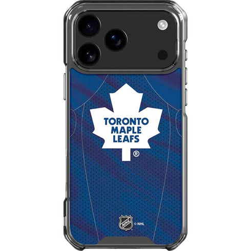 NHL Toronto Maple Leafs Home Jersey iPhone 18 Pro Max Clear Case