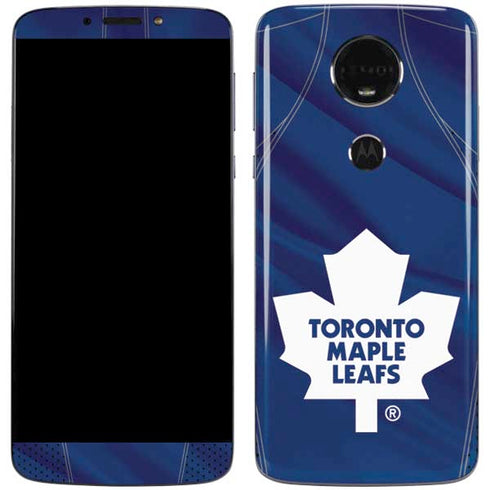NHL Toronto Maple Leafs Home Jersey Moto E5 Plus Skin