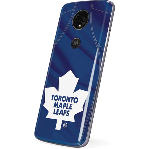 NHL Toronto Maple Leafs Home Jersey Moto E5 Plus Skin