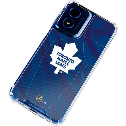 NHL Toronto Maple Leafs Home Jersey Moto G 5G (2024) Clear Case