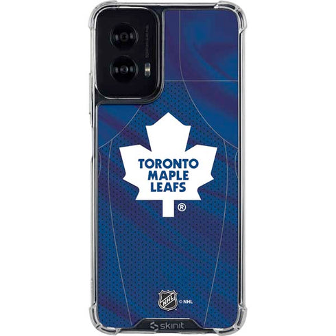 NHL Toronto Maple Leafs Home Jersey Moto G Power 5G (2024) Clear Case