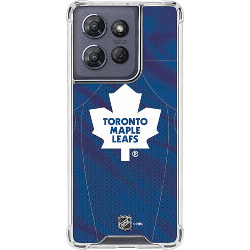 NHL Toronto Maple Leafs Home Jersey Moto G Power 5G (2025) Clear Case