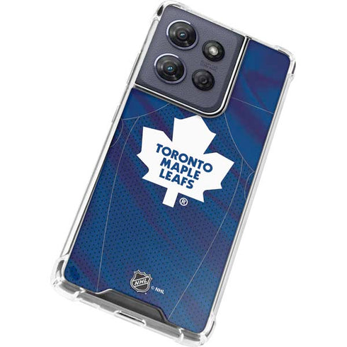 NHL Toronto Maple Leafs Home Jersey Moto G Stylus 5G (2025) Clear Case