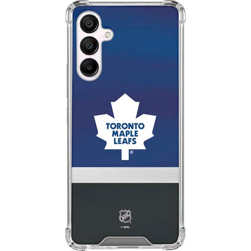 NHL Toronto Maple Leafs Jersey Galaxy A16 5G Clear Case