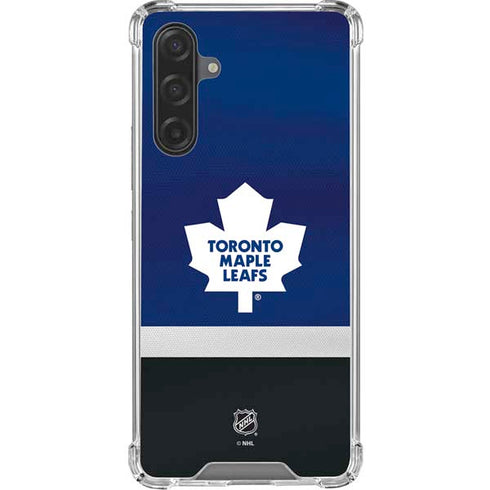 NHL Toronto Maple Leafs Jersey Galaxy A17 Clear Case