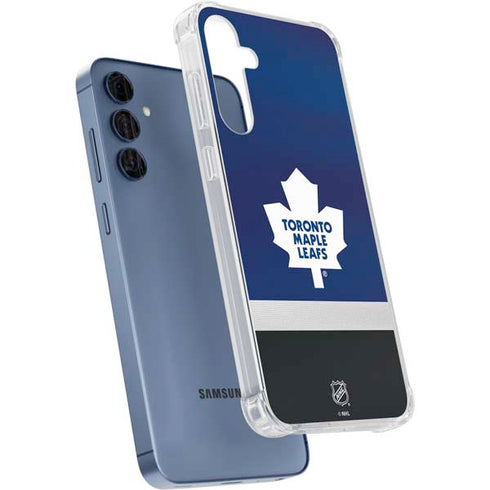 NHL Toronto Maple Leafs Jersey Galaxy A35 5G Clear Case